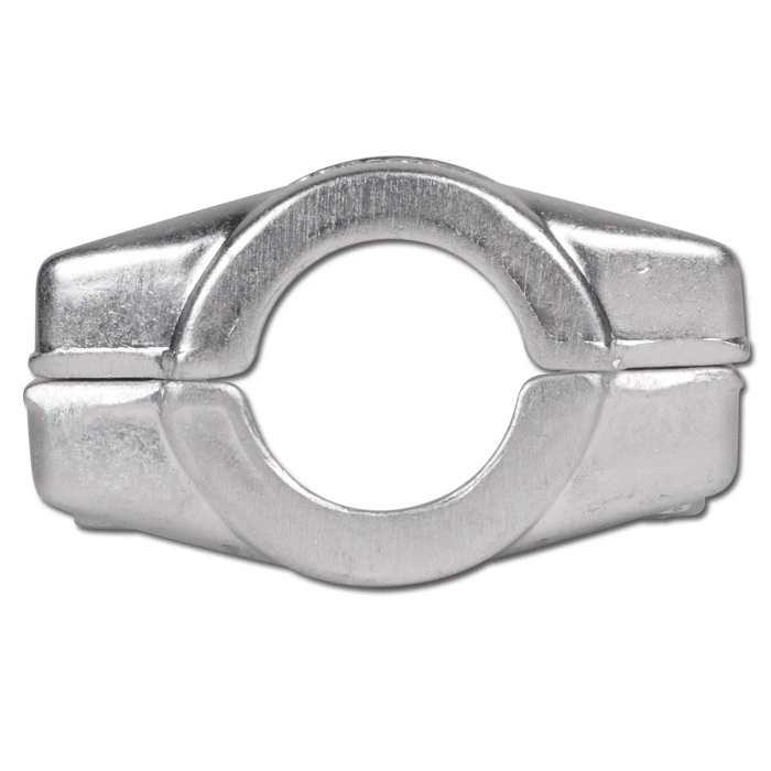 Klemmschalen Für Schlauchstutzen - 2-teilig - Für Innen-Ø 13 Bis 200 Mm - Spannbereich-Ø 22 Bis 229 Mm 4 Klemmschalen Für Schlauchstutzen - 2-teilig - Für Innen-Ø 13 Bis 200 Mm - Spannbereich-Ø 22 Bis 229 Mm – Bild 2