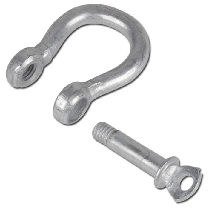 Schäkel - Für Ketten Und Drahtseile - Geschweift - Verzinkt - 8 Bis 13 Mm - VE 25 Und 50 Stück - Preis Per VE 4 Schäkel - Für Ketten Und Drahtseile - Geschweift - Verzinkt - 8 Bis 13 Mm - VE 25 Und 50 Stück - Preis Per VE – Bild 2