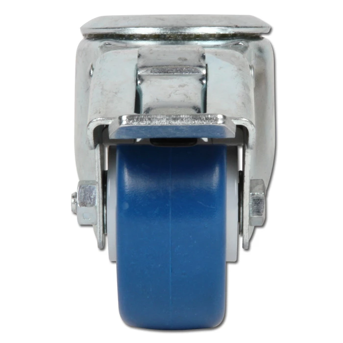 Lenkrolle - Rückenloch - Polyurethanrad - Rad-Ø 80 Bis 200 Mm - Bauhöhe 100 Bis 235 Mm - Tragkraft 150 Bis 400 Kg 4 Lenkrolle - Rückenloch - Polyurethanrad - Rad-Ø 80 Bis 200 Mm - Bauhöhe 100 Bis 235 Mm - Tragkraft 150 Bis 400 Kg – Bild 2