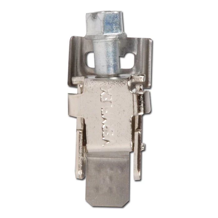 Köpfe Für Schneckengewinde-Endlosband - Klappbar - Stahl Verzinkt - VE 50 Stück - Preis Per VE 4 Köpfe Für Schneckengewinde-Endlosband - Klappbar - Stahl Verzinkt - VE 50 Stück - Preis Per VE – Bild 2