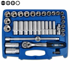 Steckschlüsselsatz 3/8" - 61-teilig - "Super Lock" / Wellenprofil 7 Steckschlüsselsatz 3/8" - 61-teilig - "Super Lock" / Wellenprofil -Heimwerkzeuge Verkauf 03 80