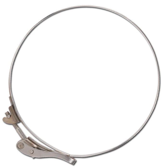 Schnellverschlussschelle CLAMP 213 - Edelstahl - Breite 9 Mm - Spannbereich-Ø 80 Bis 200 Mm - Preis Per Stück 5 Schnellverschlussschelle CLAMP 213 - Edelstahl - Breite 9 Mm - Spannbereich-Ø 80 Bis 200 Mm - Preis Per Stück – Bild 3