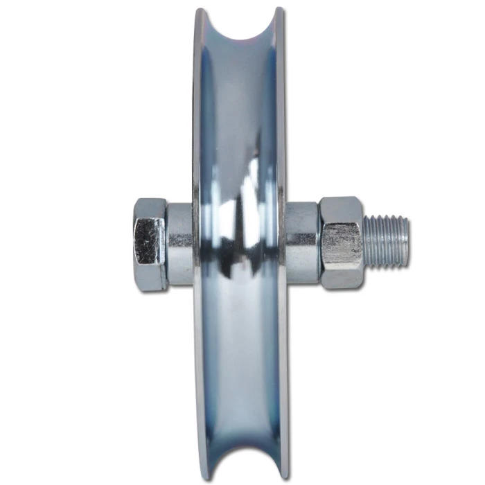 Laufrolle - Stahl Verzinkt - Halbrunde Nut - Kugellager - Rad-Ø 50 Bis 197 Mm - Tragkraft 70 Bis 330 Kg 5 Laufrolle - Stahl Verzinkt - Halbrunde Nut - Kugellager - Rad-Ø 50 Bis 197 Mm - Tragkraft 70 Bis 330 Kg – Bild 3