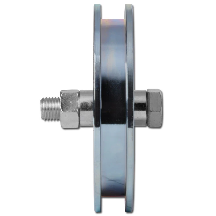 Laufrolle - Stahl Verzinkt - Kantige Nut - Kugellager - Rad-Ø 50 Bis 197 Mm - Tragkraft 70 Bis 330 Kg 5 Laufrolle - Stahl Verzinkt - Kantige Nut - Kugellager - Rad-Ø 50 Bis 197 Mm - Tragkraft 70 Bis 330 Kg – Bild 3