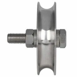 Seilrolle - Edelstahl - Halbrunde Nut - Kugellager - Rad-Ø 60 Bis 197 Mm - Tragkraft 100 Bis 330 Kg -Heimwerkzeuge Verkauf 04 297