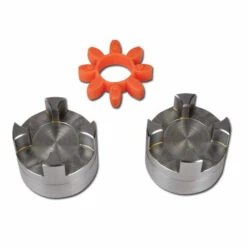 Klauenkupplung -drehelastisch - Ungebohrt - Mit Zahnkranz 92 Shore A - Abbildung ähnlich -Heimwerkzeuge Verkauf 04 332