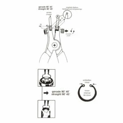Profi-Sprengring-Zange - 165 Mm Lang - Für Innensicherung -Heimwerkzeuge Verkauf 04 94