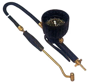 Reifenfüllmesser - Anschluss DN 7,2 - Druckbereich Bis 25 Bar - Eichfähig - Mit 3 Reifenfüllmesser - Anschluss DN 7,2 - Druckbereich Bis 25 Bar - Eichfähig - Mit