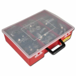 Schneckengewinde-Schlauchschellen Sortiment - Stahl Verzinkt - Ø 16-90 Mm - 12 Mm Breit - 125 Teilig - Preis Per Set -Heimwerkzeuge Verkauf 05