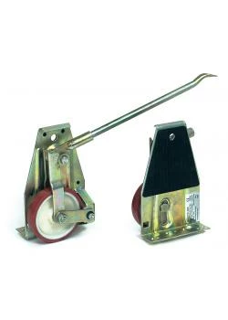 Hubrollen - 1000 Kg - Mit Hebelstange - Radgröße Ø 138 Mm - Breite 28 Mm 3 Hubrollen - 1000 Kg - Mit Hebelstange - Radgröße Ø 138 Mm - Breite 28 Mm