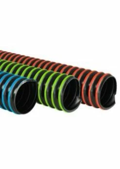 AIRDUC® PUR 355 EC TWIN COLOR (HD) - PU-Saug- Und Förderschlauch - Elektrisch Leitfähig - Innen-Ø 32 Bis 200-203 Mm - Länge 10 M - Preis Per Rolle