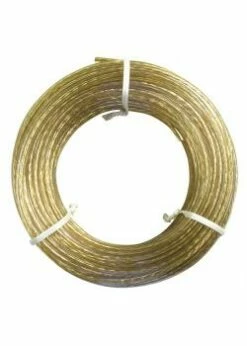 Universal-Drahtseil - Vermessingt - Kunststoffummantelt - Ø 3,5 Mm - VE 5 Rollen à 30 M - Preis Per VE