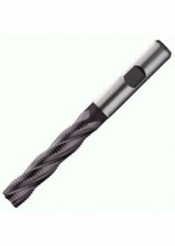 Schruppfräser HSS Co10 TiALN10 - Für Stahl Und Guss - DIN 844-L - Typ HR - Mit Z