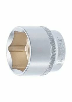 Steckschlüssel-Einsatz Sechskant - Chrom-Vanadium-Stahl - Antrieb Innenvierkant 12,5 Mm (1/2 ") - Schlüsselweite 41 Mm