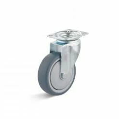 Apparate-Lenkrolle - Thermoplastrad - Rad-Ø 80 Bis 100 Mm - Bauhöhe 111 Bis 185 Mm - Tragkraft 80 Bis 100 Kg