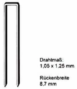 Heftklammer "Typ H" - Verzinkt, VA - 12-40 Mm Lang