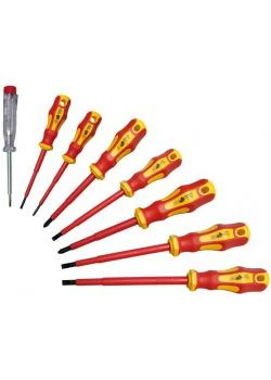 VDE Schraubendreher-Satz - VDE- / GS-geprüft - Mit Aufhängebohrung - 8-tlg. 3 VDE Schraubendreher-Satz - VDE- / GS-geprüft - Mit Aufhängebohrung - 8-tlg.