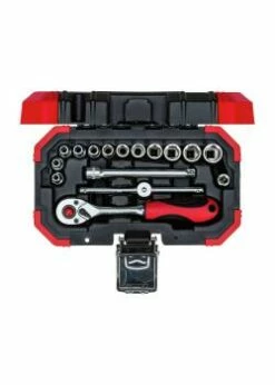GEDORE Red Steckschlüssel-Satz - Chrom-Vanadium-Stahl - 1/4 Zoll - 16-teilig