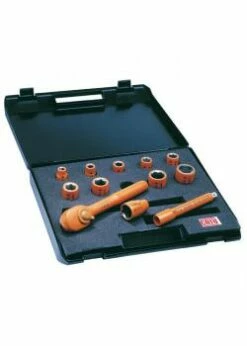 Sechskant-, Inbus- Und TORX-Steckschlüsseleinsätze 3/8" - Isoliert