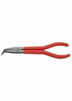 Mechanikerflachrundzange 45º - Länge 280 Mm - Kunststoffüberzug - Verchromt