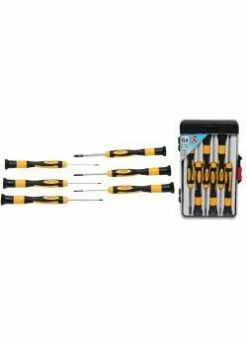 Präzisions-Schraubendreher Satz - Mit Drehbarer Endkappe - 6-tlg.