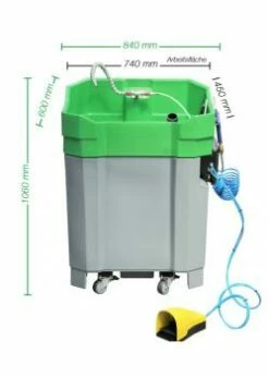 PROLAQ Compact - Manuelle Reinigungsanlage - Mit 3-Stufen Aufbereitungssystem - Füllmenge Max. 80 L - Fördermenge 10 L/min.