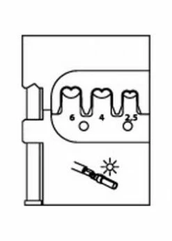 Modul-Einsatz - Für Multi Contact MC4 - 2,5 - 4 - 6 Mm2