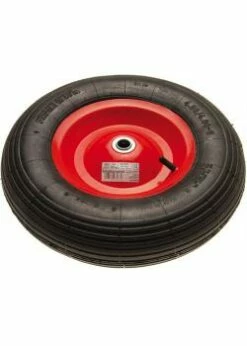 Luftrad - Mit Kugellager - Stahlfelge - Profil Rille - Rad-Ø 400 Mm - Tragkraft Bis 150 Kg