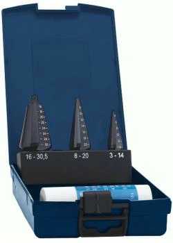 Präzisions-Blechschälbohrer-Satz - Bohrbereich 3-30,5 Mm - TiAlN-beschichtet - G 3 Präzisions-Blechschälbohrer-Satz - Bohrbereich 3-30,5 Mm - TiAlN-beschichtet - G