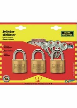 Vorhängeschloss "Set Duo" - Messing - Gleichschließend