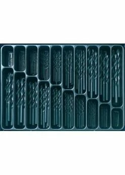 HSS-Spiralbohrer - DIN 338 - Im Montagekoffer - "E-NORM" - Ca. 170 Teile