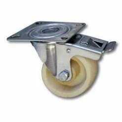 Lenkrolle - Kunststoffrad - Hitzebest. - Rad-Ø 80 Bis 100 Mm - Bauhöhe 104 Bis 128 Mm - Tragkraft 90 Bis 110 Kg