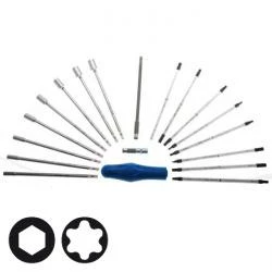 Spezial-T-Griff-Schraubendrehersatz - 19-teilig 3 Spezial-T-Griff-Schraubendrehersatz - 19-teilig