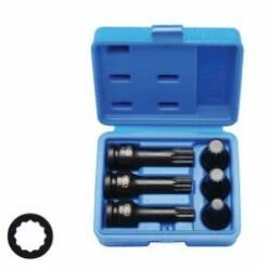 Kraft-Steckschlüssel- Einsätze "BGS" - 1/2" Antrieb - Innenvielzahn - Chrom-Moly