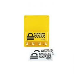 Verriegelungsstation - 4 Haken - Robuster Kunststoff 3 Verriegelungsstation - 4 Haken - Robuster Kunststoff