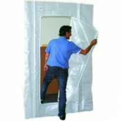 Reißverschlusstür C - Foliengröße 2.200 X 1.500 Mm - Für Staubschutzwände