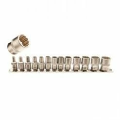 Steckschlüssel-Einsätze - 6,3 1/4 - 12-kant - 4-14 Mm - 13 Tlg.