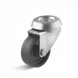 Apparate-Lenkrolle Mit Rückenloch - Rad-Ø 50 Bis 75 Mm - Bauhöhe 70 Bis 101 Mm - Tragkraft 40 Bis 60 Kg 3 Apparate-Lenkrolle Mit Rückenloch - Rad-Ø 50 Bis 75 Mm - Bauhöhe 70 Bis 101 Mm - Tragkraft 40 Bis 60 Kg