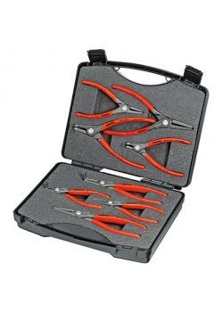 Präzisions-Sicherungsringzangen-Set - 8-teilig - Gerade/gebogene Spitzen 3 Präzisions-Sicherungsringzangen-Set - 8-teilig - Gerade/gebogene Spitzen