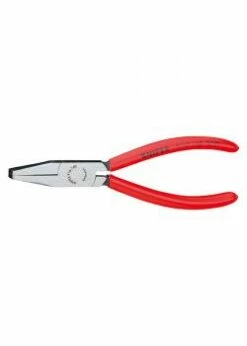 Glasflachzange - 160 Mm - Schwarz Atramentiert - Poliert - Mit Kunststoff überzogen