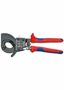 Kabelschneider - Mit Öffnungsfeder - Schwarz Lackiert