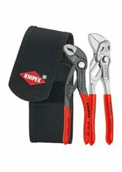 Mini-Zangenset - In Werkzeuggürteltasche - Wasserpumpenzange Und Zangenschlüssel