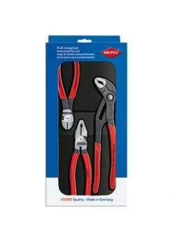 Kraft-Paket - 3-teilig - Alligator-Zangen - Griffe Kunststoff überzogenen