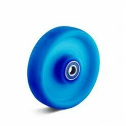 Polyamidrad - 2 Edelstahl-Kugellager - Rad-Ø 200 Mm - Tragkraft 1000 Kg - Farbe Blau