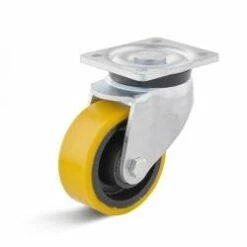 Schwerlast-Lenkrolle - Polyurethanrad - Rad-Ø 80 Bis 125 Mm - Bauhöhe 120,5 Bis 165 Mm - Tragkraft 250 Bis 350 Kg