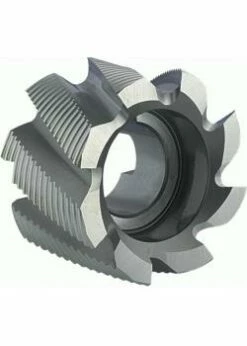 Walzenstirnfräser "HSS Co8 Typ HR" - Feinschruppverzahnt