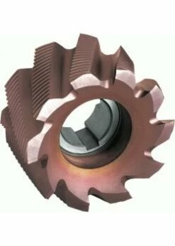 Walzenstirnfräser "HSS Co8 TiCN HR" - Feinschruppverzahnt