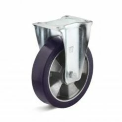 Schwerlast-Bockrolle - Elastik-PU-Rad - Rad-Ø 100 Bis 250 Mm - Bauhöhe 127 Bis 297 - Tragkraft 200 Bis 900 Kg