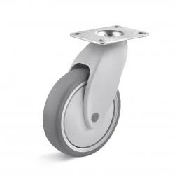 Apparate-Lenkrolle - Thermoplastrad - Rad-Ø 100 Bis 125 Mm - Bauhöhe 140 Bis 166 Mm - Tragkraft 100 Kg 3 Apparate-Lenkrolle - Thermoplastrad - Rad-Ø 100 Bis 125 Mm - Bauhöhe 140 Bis 166 Mm - Tragkraft 100 Kg