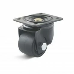 Mini-Schwerlast-Lenkrolle - PA-Rad - Rad-Ø 65 Mm - Bauhöhe 95 Mm - Tragkraft 500 Kg Bei 2 Km/h - Schwarz